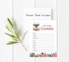 Inkdotpot Baby Shower Game Set Of 50 BabyA  AlphabetA  ABCA  Game Deer Jungle Animals Party