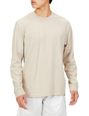 ASZN Футболка с длинным рукавом EAQ82 Wonder Beige Мужская (II3487)