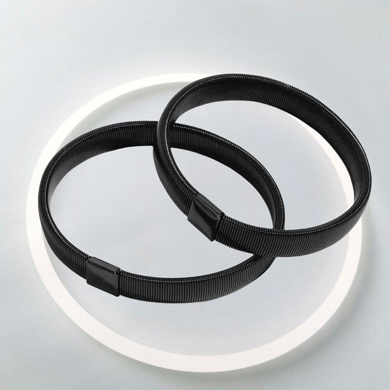 Унисекс Регулируемый Металлический Пружинный Браслет-Бэнгл - Нескользящий Эластичный Браслет-Манжета