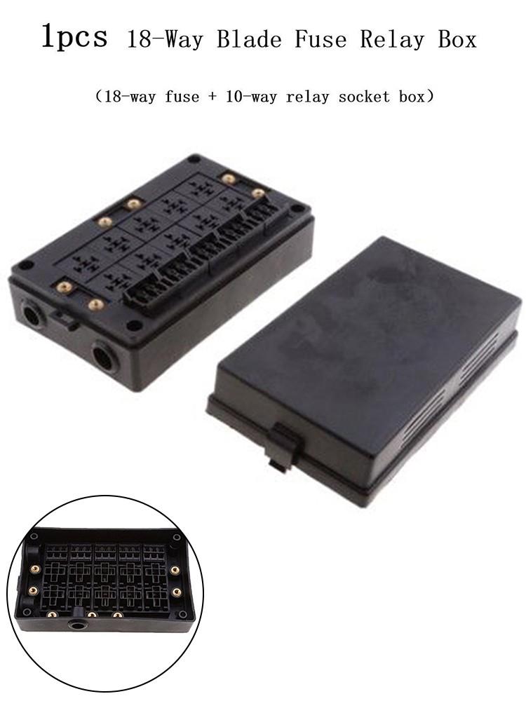18-контактный автомобильный предохранитель, реле, держатель, блок, клеммы защиты цепи