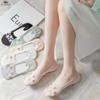 Womens Sheer Ankle Socks Girls Lace Mesh Nylon Socks Ultrthin Transparent See Through Summer Sock
