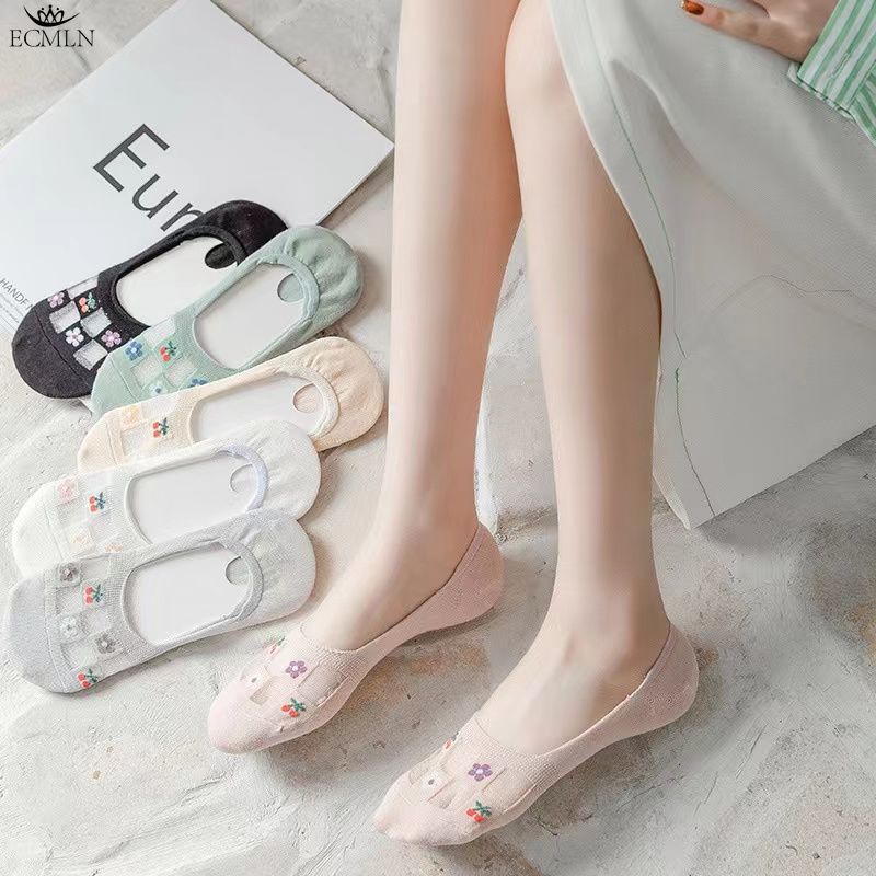 Womens Sheer Ankle Socks Girls Lace Mesh Nylon Socks Ultrthin Transparent See Through Summer Sock