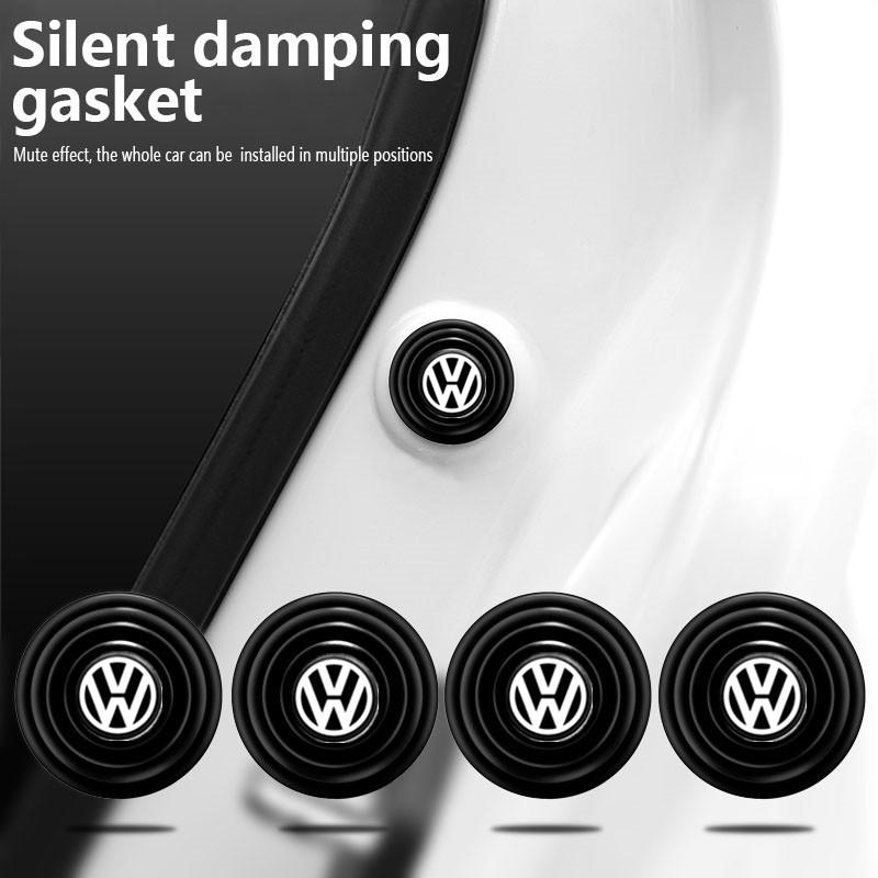 2026 Hot Car Silicone Door Shock Absorber Soundproof Buffer Pier For VW Volkswagen Golf Polo Passat Jetta Interior Mouldings EFDX-H573 zs4