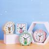 Candy Color Cartoon Alarm Clock Student Dormitory Small Alarm Clock Cartoon Clock Face Bedside Clock Gift Clock Mute Scan