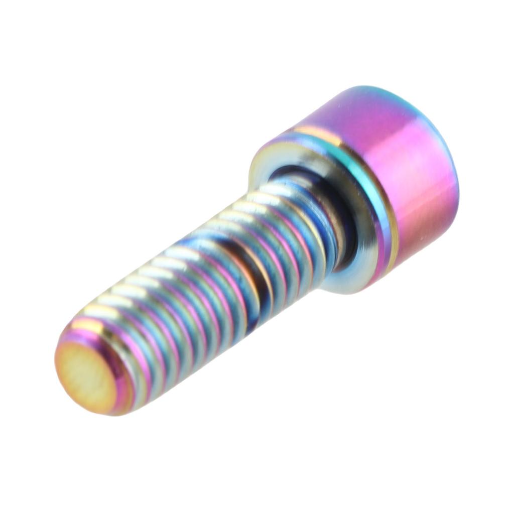 Alloy Tapered Screw With Washer For Mountain Bike(colorfulCelsiusM6x16)