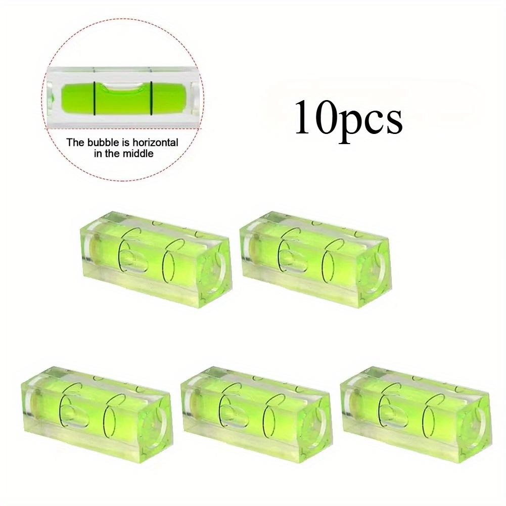 10 шт. Мини спиртовой уровень, пузырьковый уровень, угломер, прецизионный уровень, цилиндрический уровень, горизонтальный уровень с бусиной, измерительные инструменты