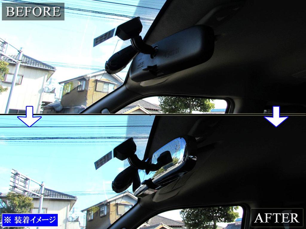 BRIGHTZ Хромированная накладка на зеркало заднего вида для Toyota Regius Ace 200 [ROOM-MIR-003] (Номер детали: 27227)