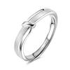 Platinum One Size Fits Gift Wrapping Included Men's Ring, 4.2mm Wide, "Knot" Design, Pt950, Twist, Most, Adjustable, Engagement, Wedding,
