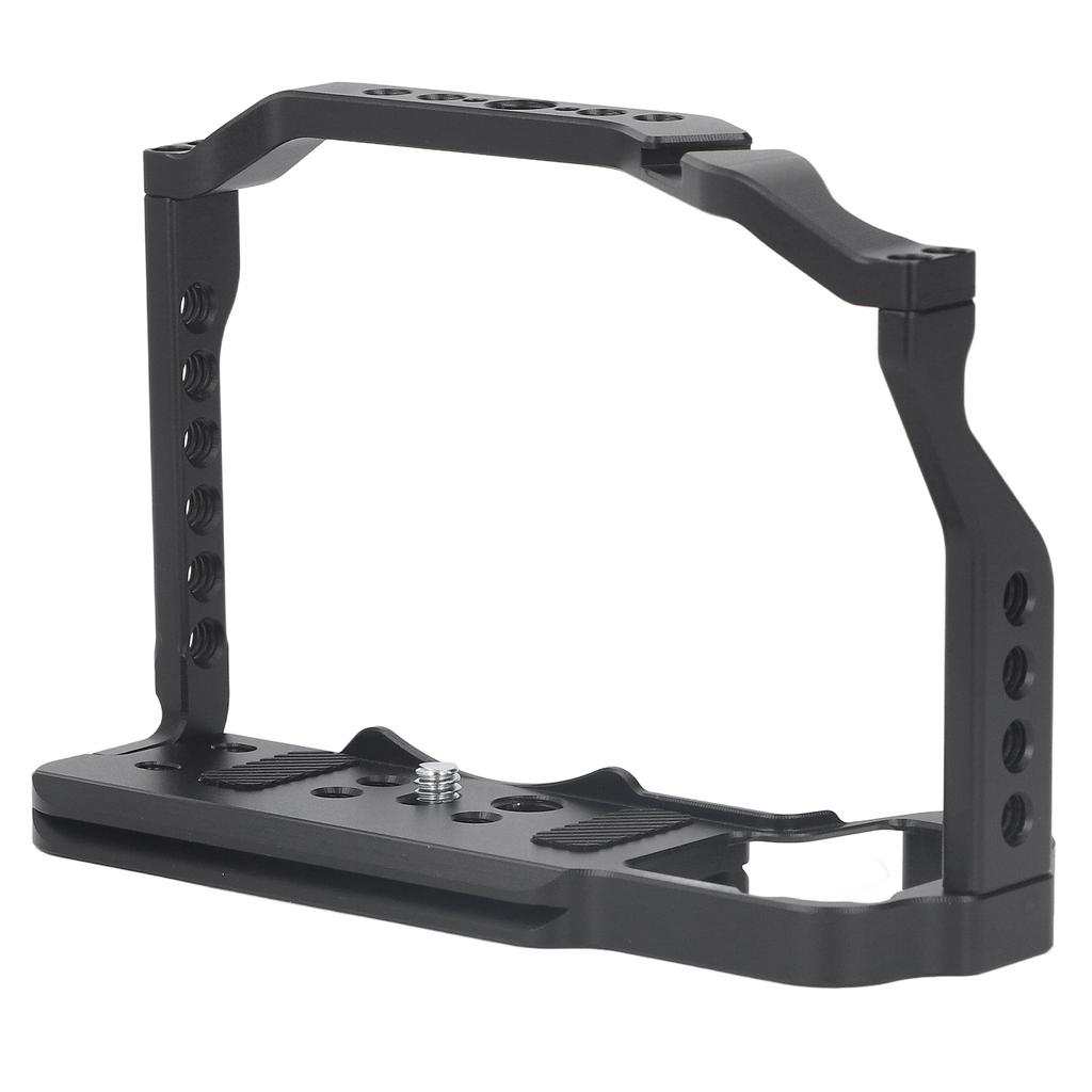 JLwin Camera Cage Aluminum Alloy 1 4 Inch 3 8 Inch Screws Cold Shoe Expansion for Arca Quick Release Hollow Design DSLR