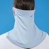 Summer Face Scarves Face Cover Solid Color Sunscreen Face Scarf Breathable Neck Wrap Cover  Golf
