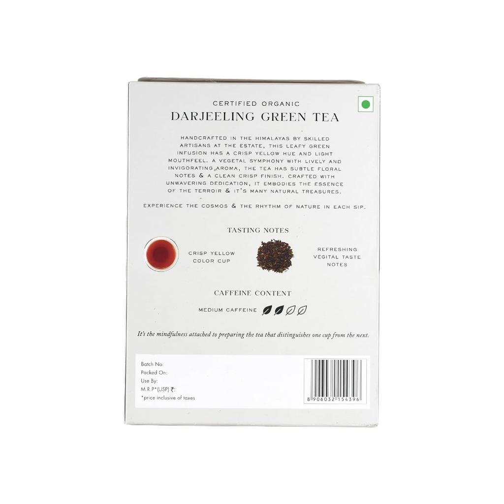 Makaibari Darjeeling Green | 500 Gm Loose Leaf | Monocartoon Green Tea | Refreshing and Energizing | Handpicked Tea