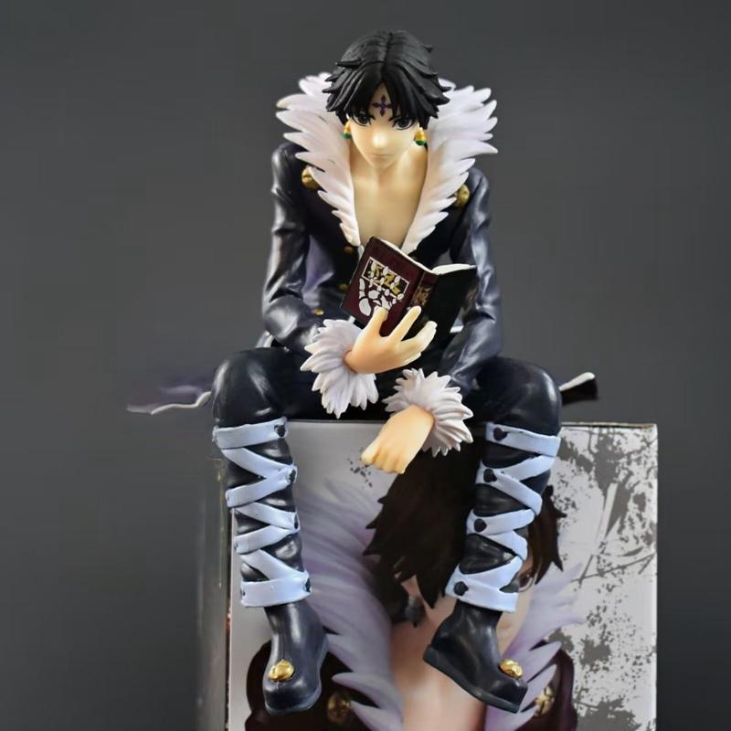 14 см Аниме Фигурка Hunter×Hunter Призрачная труппа Хисока Фигурка Экшн Подставка для лапши Украшение комнаты Подставка для лапши ПВХ Модель Игрушки