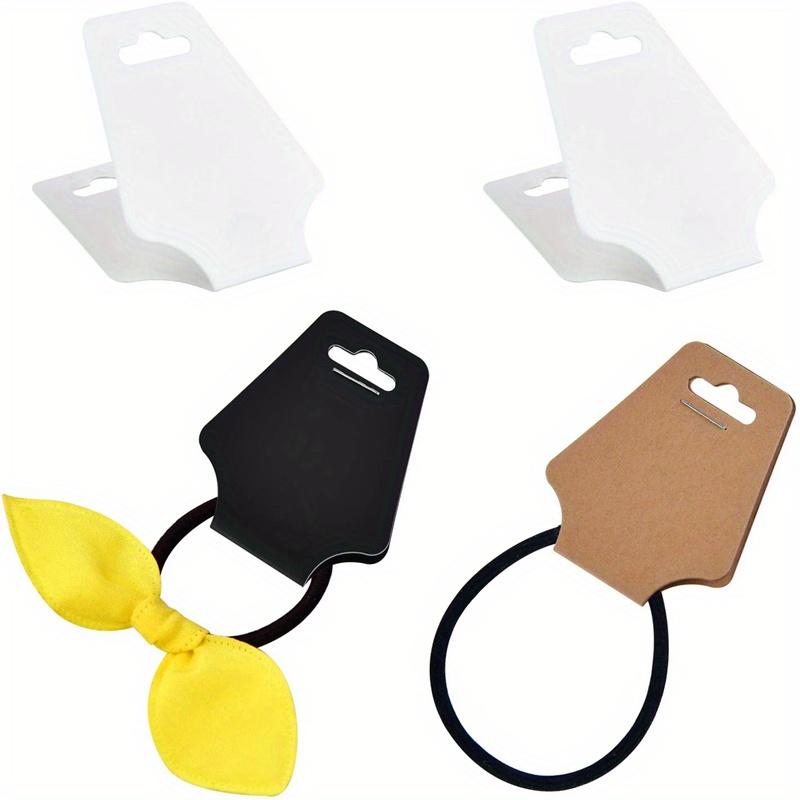 50pcs 12x5cm Key Display Card Jewelry Stand Tag For Keychains Scrunchies Holder Supplies Organizer Packaging Small Businessess