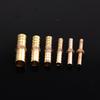 Guruch To'g'ri Shlangi Naycha Fitingi Teng Tishli 4mm 5mm 6mm 8mm 10mm 12mm 16mm 19mm 25mm Gaz Mis Tishli Mufta Ulagich Adapter