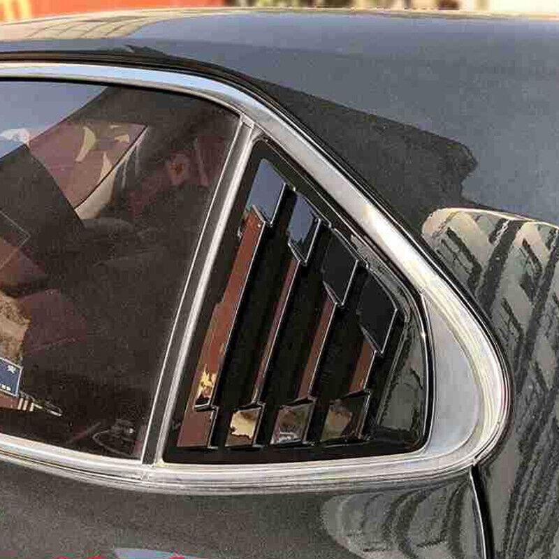 For Toyota Camry Sedan 2018 2019 2020 2025 2025 2025 Car Rear Louver Window Side Shutter Cover Trim Sticker Vent Scoop ABS Auto