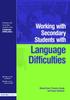Книга Working with Secondary Students Who Have Language Difficulties