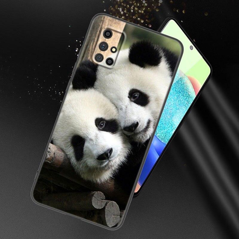 Чехол для телефона с китайским медведем и пандой для Samsung Galaxy A21 A30 A50 A52 S A13 A22 A32 A33 A53 A73 5G A11 A12 A31 A51 A70 A71 A72