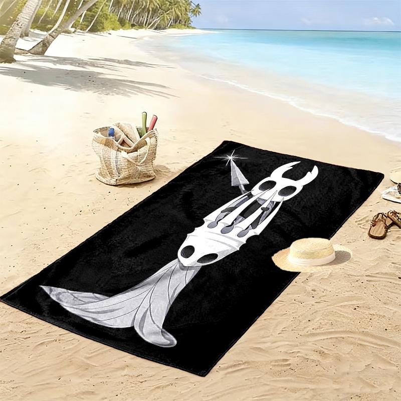 Hollow Knight: Last Contender beach towel beach Outdoor camping swim Absorbent bath towel Outdoor pool towel Travel and vacation towels Fashion