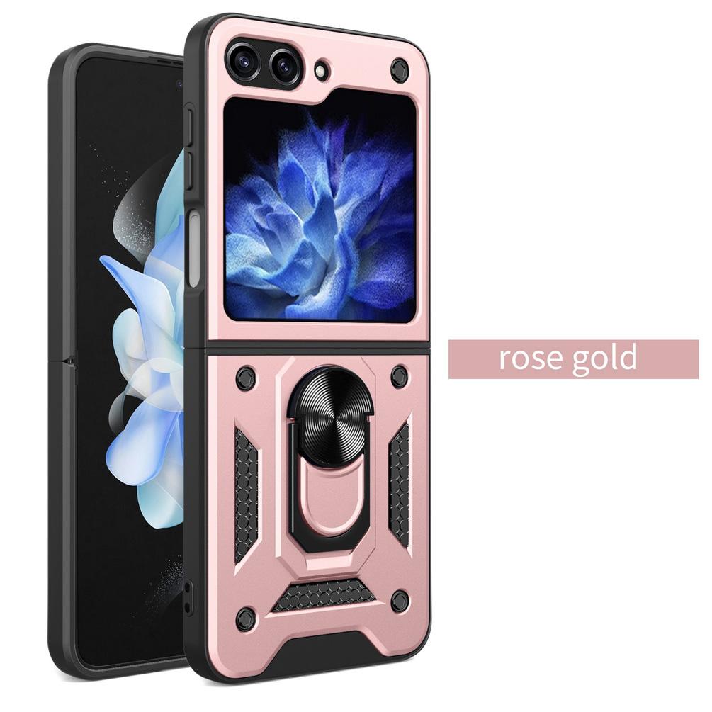 Защитный чехол для камеры Samsung Z Flip 6 5 4 3 Galaxy Z Flip6 Flip 5 4 3 Armor Hybrid Ring Back Cover