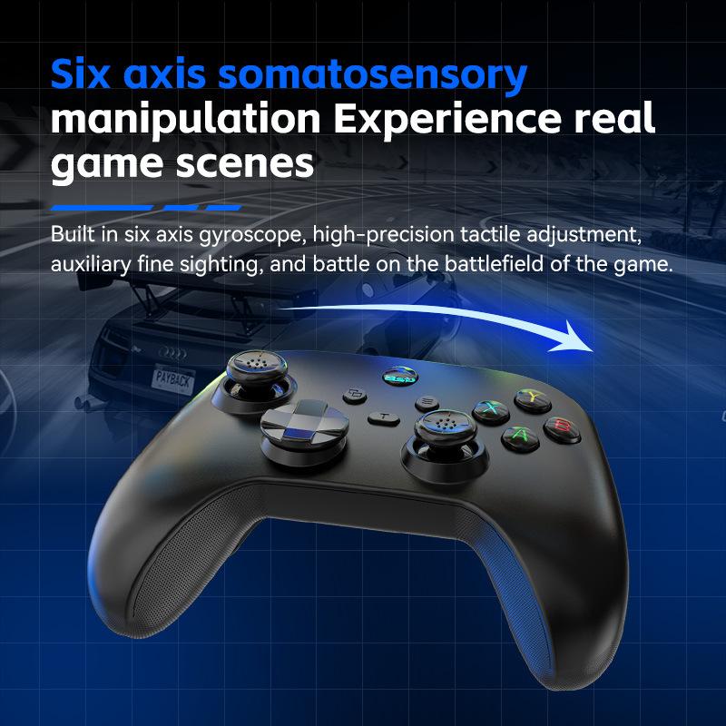Беспроводной контроллер для мобильных игр G6 с датчиками Холла (триггеры и джойстик), поддержка Switch/PC/Android/iOS