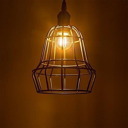 Hcnew G40 E27 LED rétro ampoule à filament Edison Mini Globe 1W ampoule en verre ambre clair 230V pour guirlandes extérieures, lum