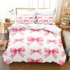 Popular Style Bowknot Bedding Sets Skin Friendly Soft Bedsheets And Duvet Covers Comfortable And Lovely Suitable For All Ages