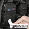 DKXA1 Leather Car Anti-kick Pad Backseat Anti Scratch Protector Pad For BMW 1 3 4 5 6 7 Series M X1 X3 Performance Alpina G20 F20