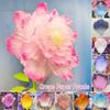 10 Pcs Crepe Paper Petals Artificial Peony Flower DIY Handmade Wedding Decor Paper Flowers Birthday Party Home Background Wall