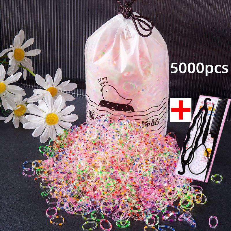 Одноразовые резинки для младенцев, милые дети, без вреда для волос, маленькие резинки для завязывания волос, аксессуары для волос, повязки на голову, петли для волос.