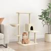 VidaXL Cat Tree with Sisal Scratching Posts Cream 95 Cm 172073