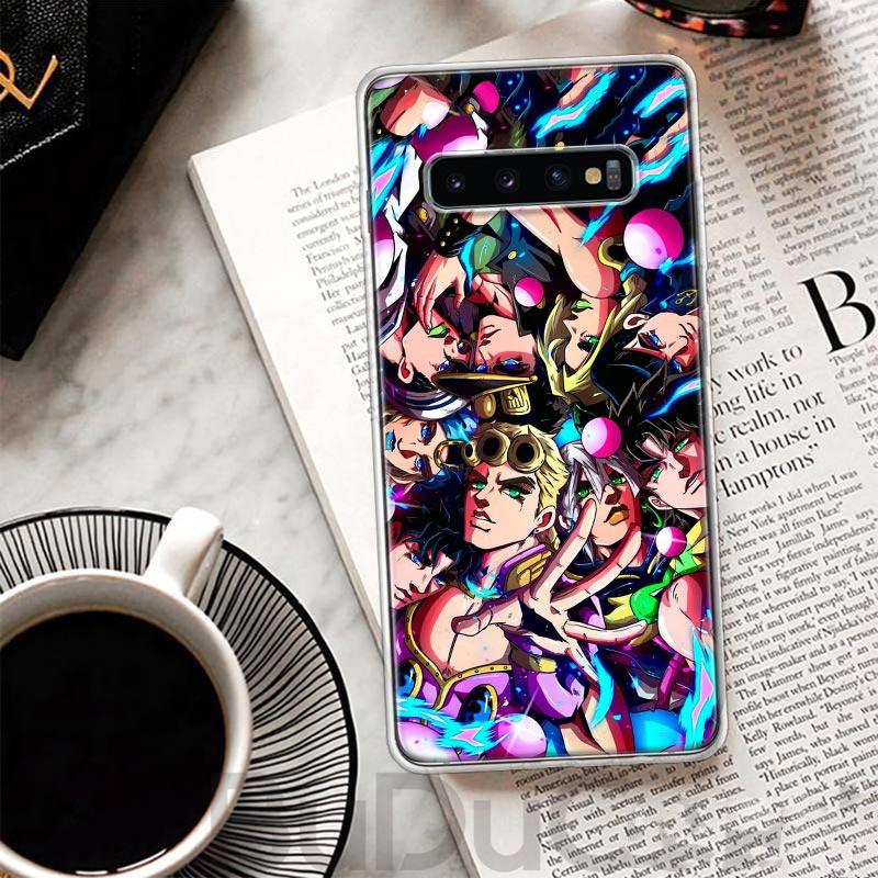 Горячий аниме чехол JoJo's Bizarre Adventure для Samsung Galaxy S8 S9 Plus S10 Lite Note 8 9 10 Pro 20 Ultra S7 Edge M11 M21 M32 M51