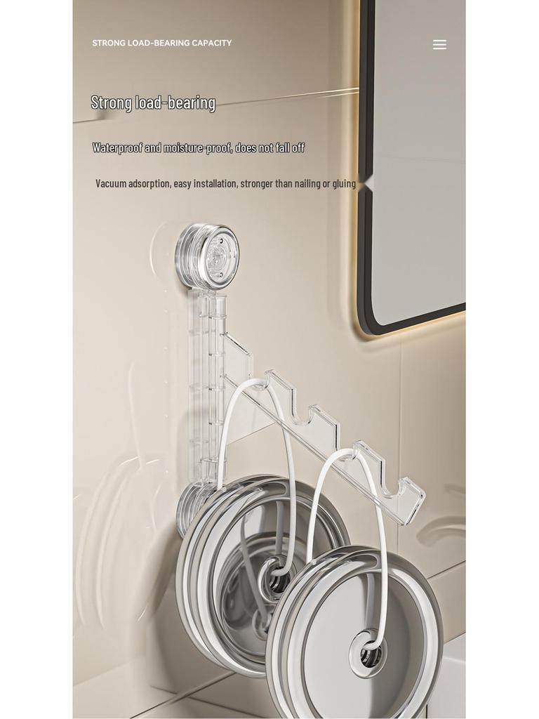 Бесследная настенная складная сушилка для одежды на присосках - Идеально подходит для использования в общежитии и на балконе