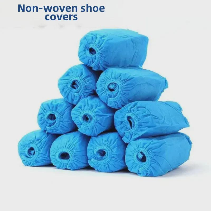 Disposable Non-Slip Thickened Non-Woven Shoe Covers for Indoor Use