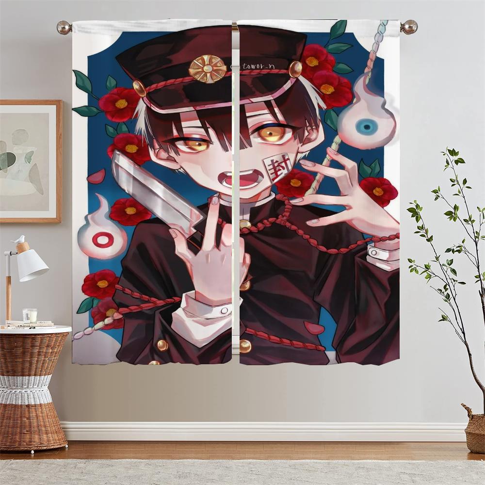 Hanako Kun затемняющие шторы подхваты для штор для спальни 2 шт роскошные шторы для гостиной для камеры кудри жалюзи жалюзи для кухни