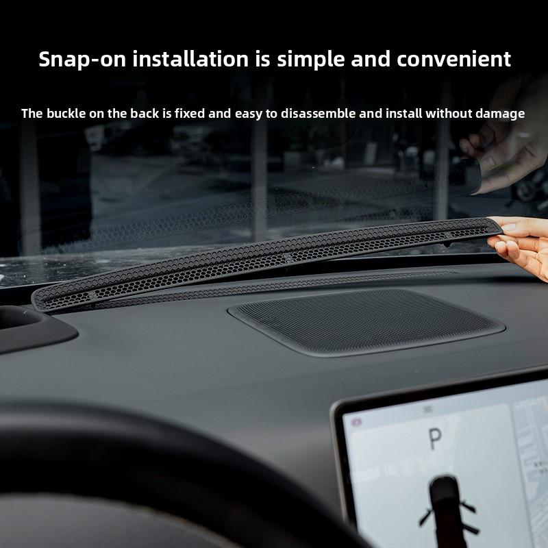 For Li Auto L6 L8 L9 Instrument Panel Air Outlet Protective Cover Air Conditioner Dust Screen Car Decorative Accessories