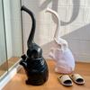 Long Handle Toilet Brush and Holder Space Saving Elephant Toilet Brush  for Bathtub