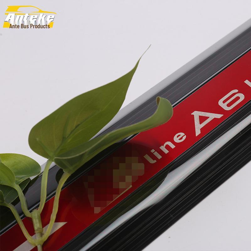 19 A6L Sill Trim Decorative Sequins & Welcome Pedal Protector