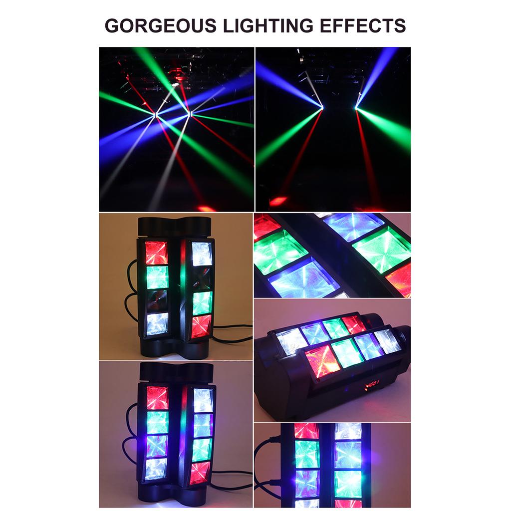 AC90-240V 40W RGBW 7/15 каналов светодиодов сценический светильник с поддержкой DMX512/звука