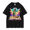 Funny Lirili Larila T-shirt Men's Summer Sweat-absorbing Breathable Top Cotton Crew Neck Short Sleeve Fashion Men's Clothing