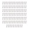 100 пар 0,16x0,35x0,33 дюйма Комплект кожаных заклепок M3 Нержавеющая сталь Круглая плоская головка Заклепка и винт