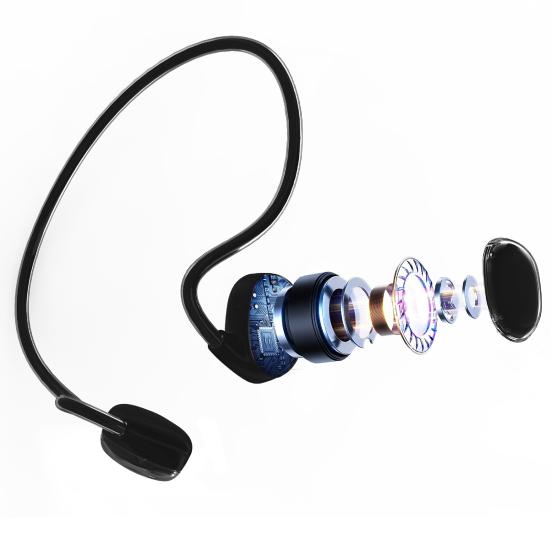 Наушники с воздушной проводимостью HiFi стереозвук открытые наушники с креплением на шее совместимые с Bluetooth 5.3 беспроводные наушники Handsfree