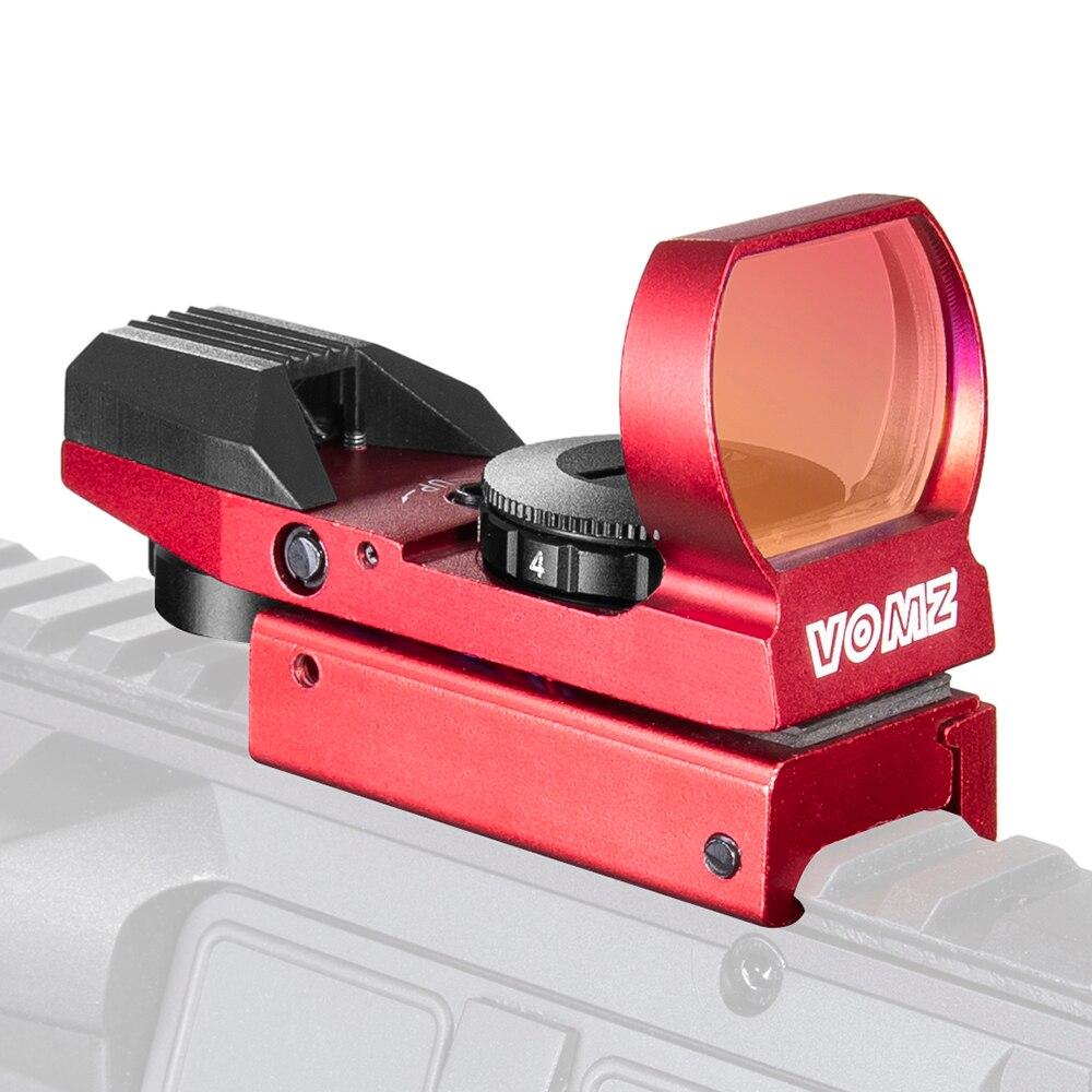 Hot 20mm Rail Riflescope Hunting Optics Holographic Red Dot Sight Reflex 4 Reticle Tactical Scope Collimator Sight Hunting