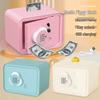 Large Multifunctional Children's Piggy Bank: Rechargeable Password Safe and Mini Savings Box Toy
