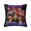 Pop Art Rauw Alejandro Pillow Case Cushion Cover Vintage Polyester Decor Pillowcase for Seat 45*45cm