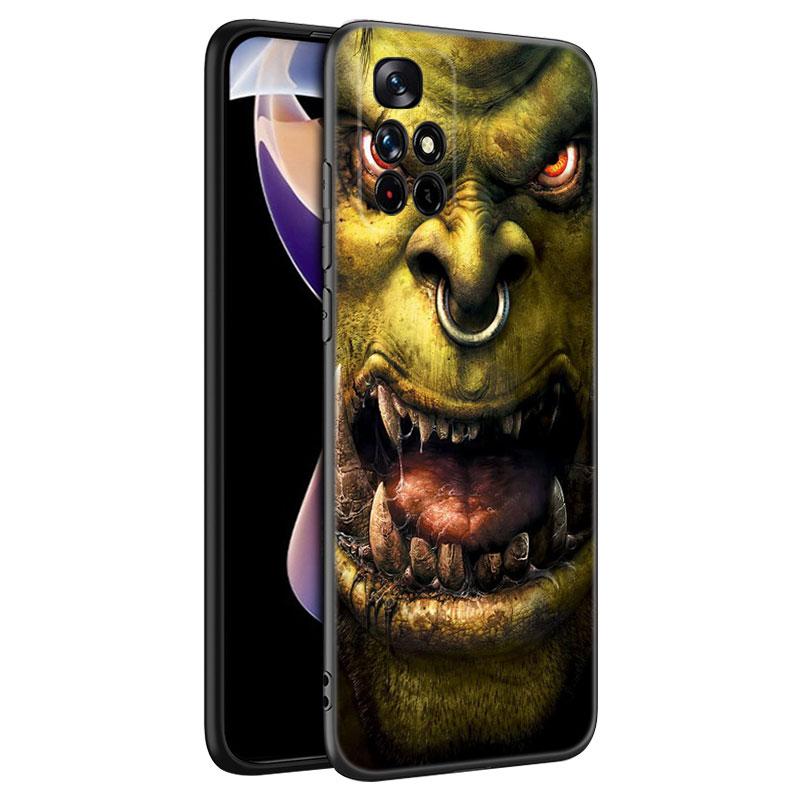 The World of Warcraft Black Silicone Phone Case For Xiaomi Redmi Note 10 11 11S 12 13 4G 8 9 11T Pro 5G Plus 8T 9S 10S 12S