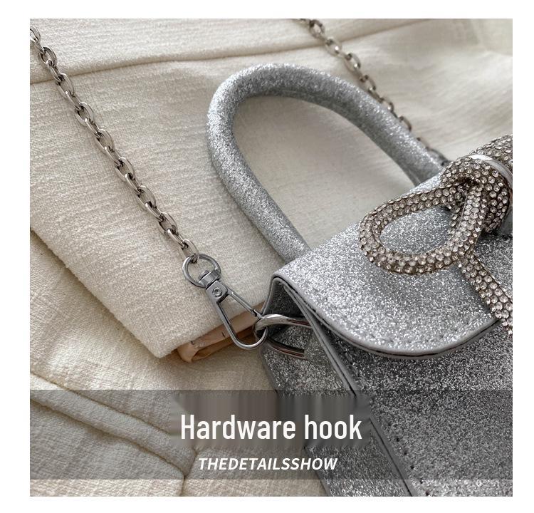 2024 Французский Шик Мини Сумка Кроссбоди с Текстурированным Бантом для Женщин