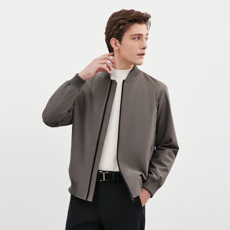 SEPTWOLVES Men's Baseball Collar Warm Jacket