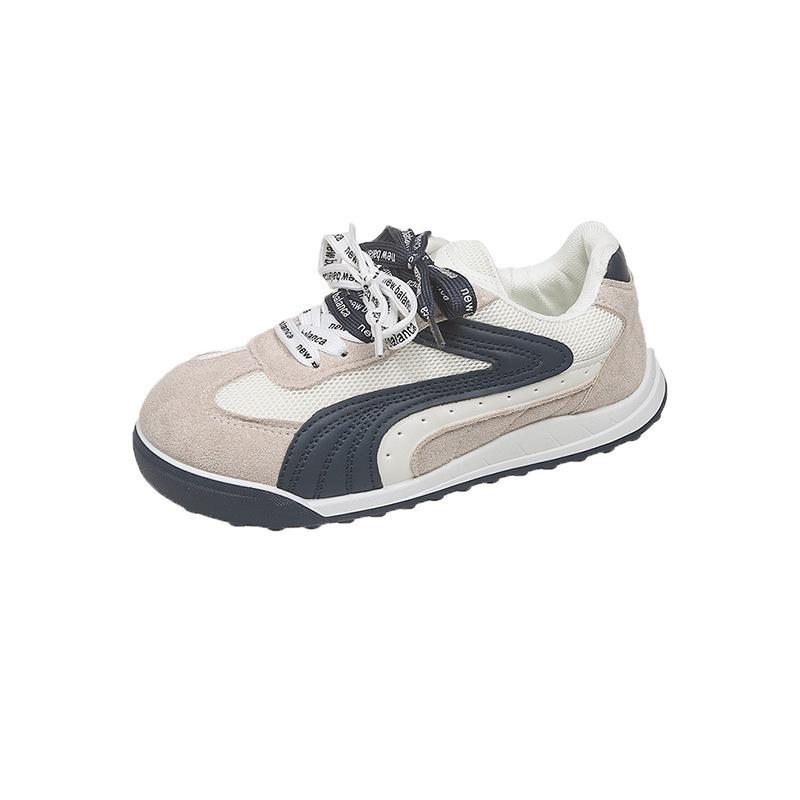 2025 Autumn German Training Shoes Women's New Versatile and Lightweight Casual Board Shoes Platform Running Shoes Breathable Mesh Sneakers