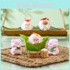 Charming Resin Dumpling Pig Figurines Perfect For Diy Decoration And Gifts