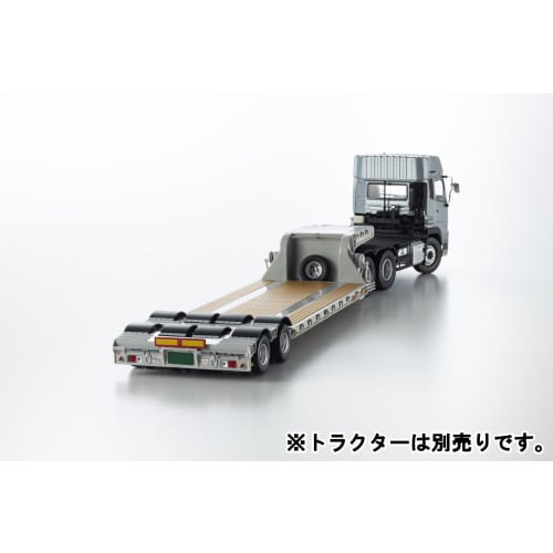 Kyosho Original Масштаб 1/43 Полуприцеп для перевозки тяжелой техники Nippon Trex, Серый, Готовое изделие